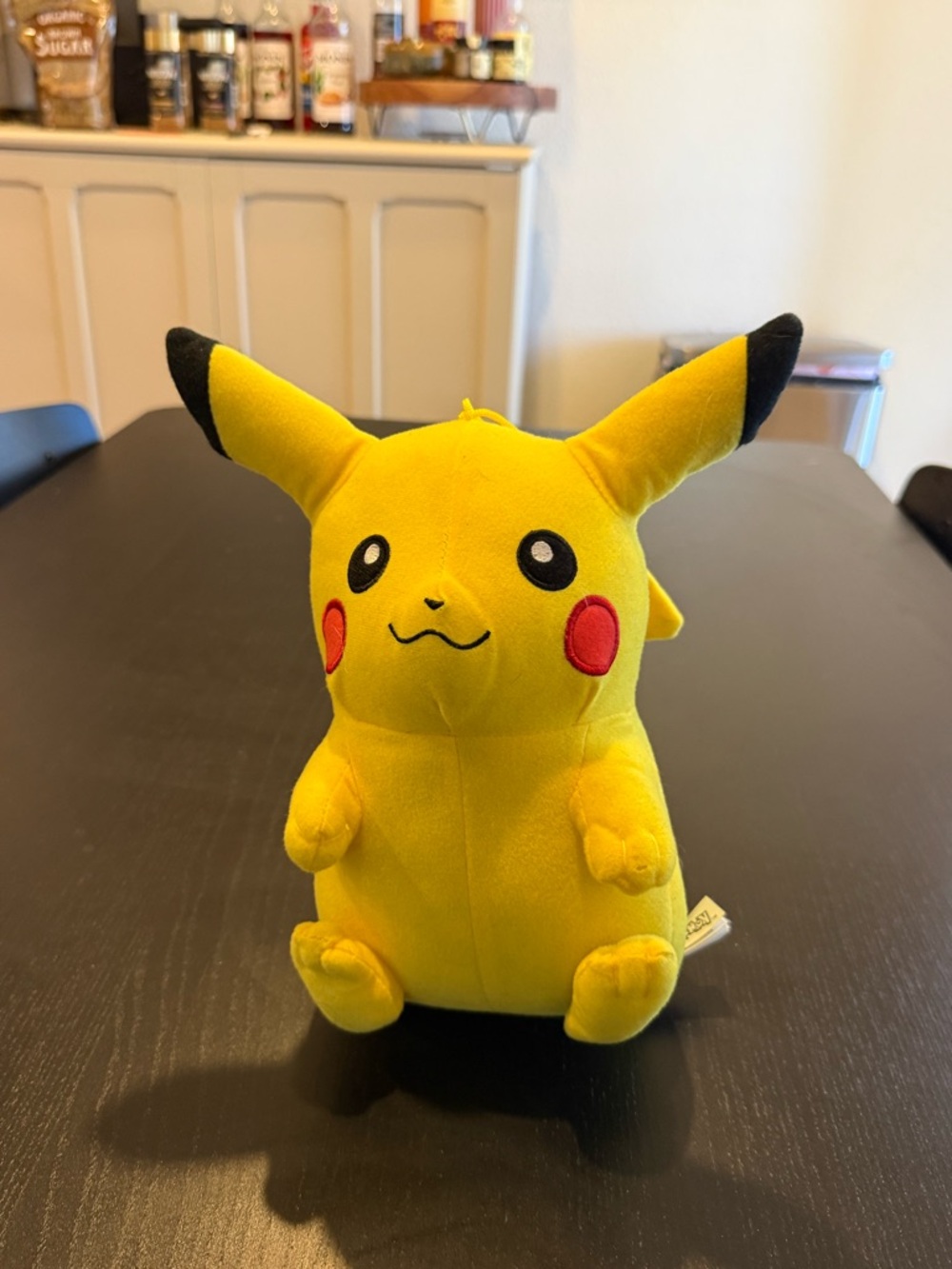 Pokemon Pikachu Plush Toy - Yellow with Red Cheeks and Black Ear Tips